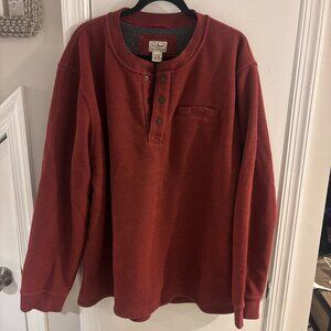 Men's Katahdin Iron Works® Bonded Waffle Fleece Henley